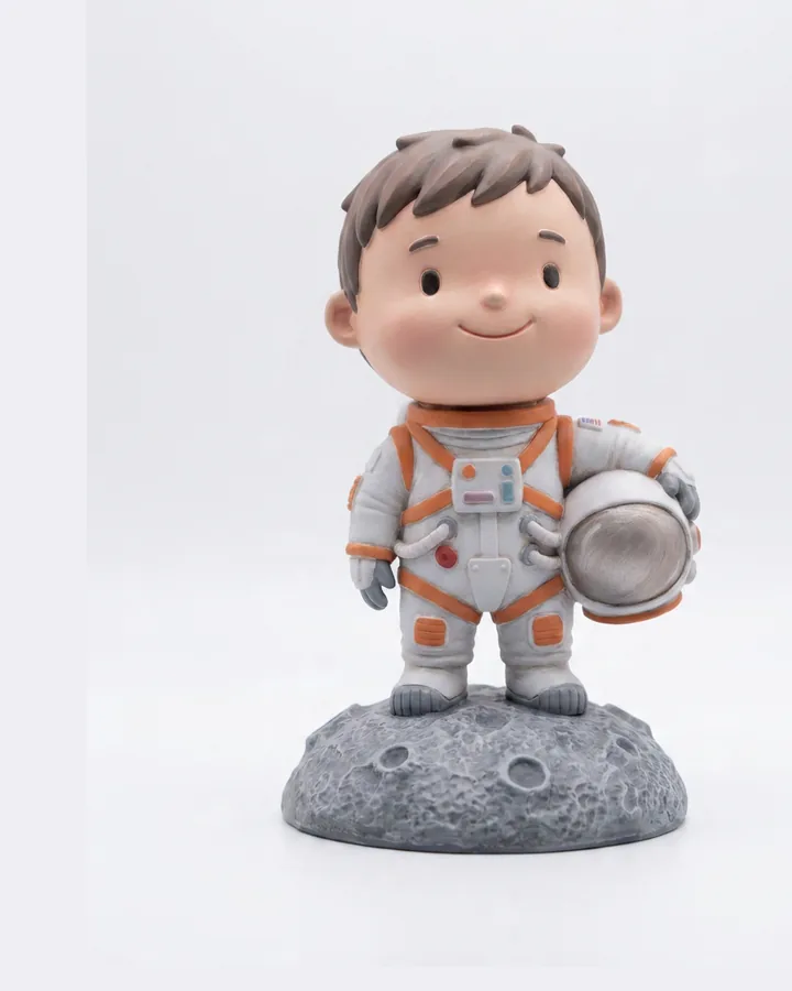 The picture the chibi astronaut figure was generated from