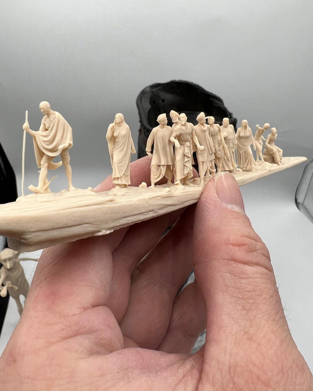Miniature procession